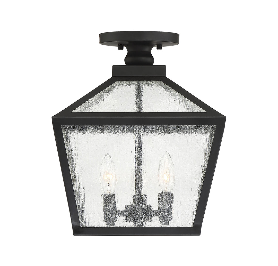 Savoy House Woodstock 3-Light Outdoor Flush Mount - Model 5-105-BK