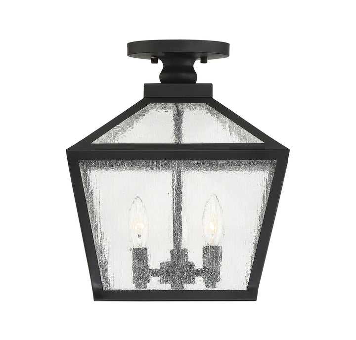 Savoy House Woodstock 3-Light Outdoor Flush Mount - Model 5-105-BK
