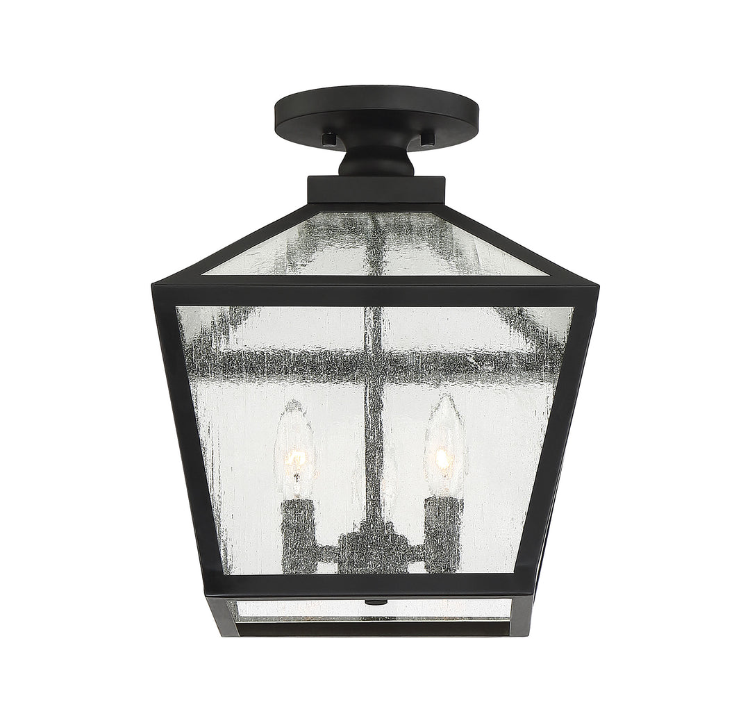 Savoy House Woodstock 3-Light Outdoor Flush Mount - Model 5-105-BK