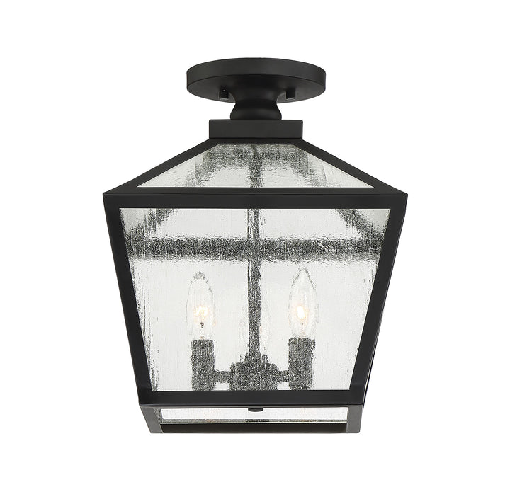 Savoy House Woodstock 3-Light Outdoor Flush Mount - Model 5-105-BK