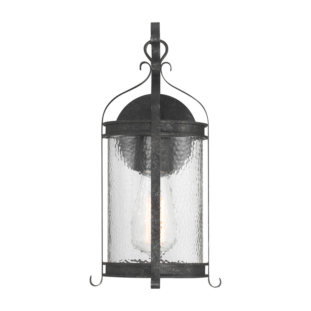 Savoy House Preston Outdoor Wall Lantern in Iron Oxide