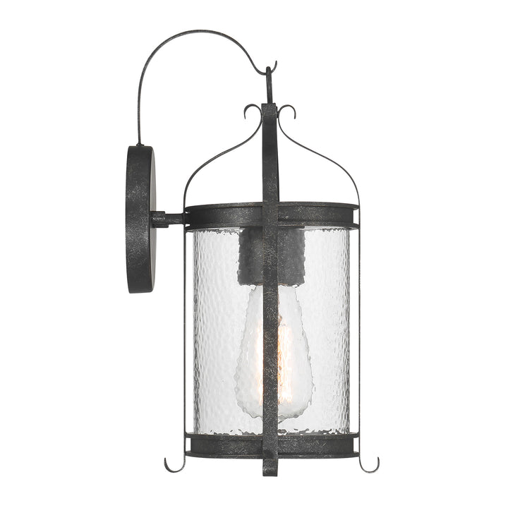 Savoy House Preston Outdoor Wall Lantern in Iron Oxide