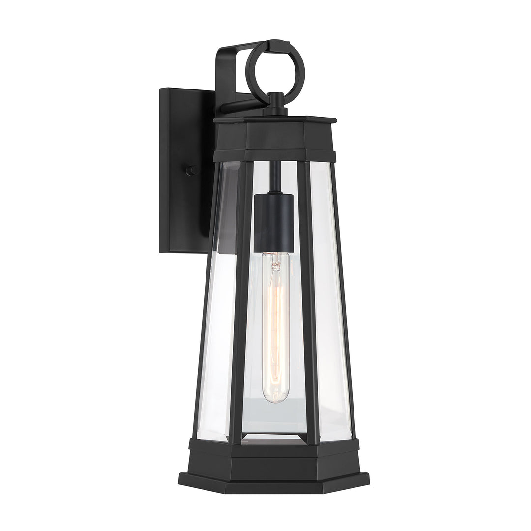 Savoy House Payne Outdoor Wall Lantern in Matte Black
