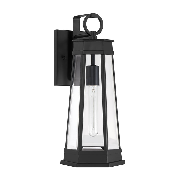 Savoy House Payne Outdoor Wall Lantern in Matte Black