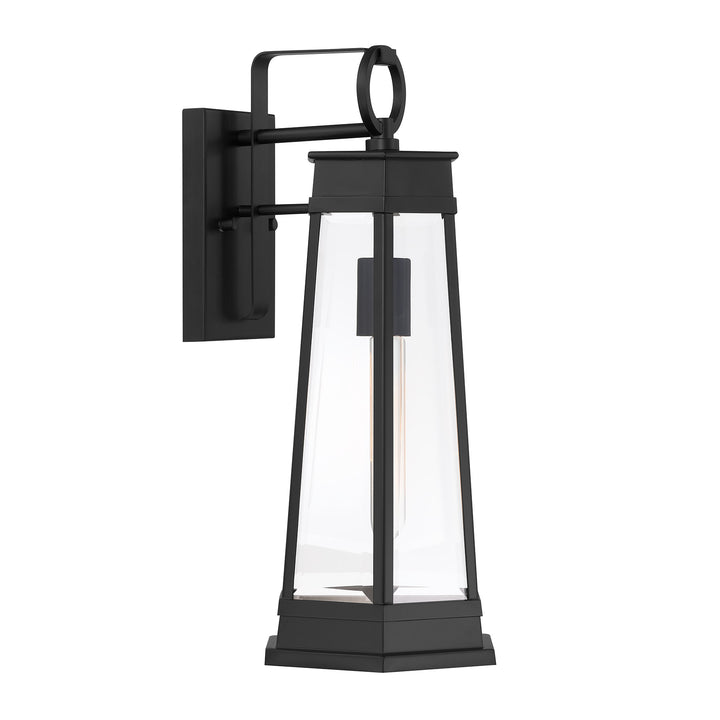 Savoy House Payne Outdoor Wall Lantern in Matte Black