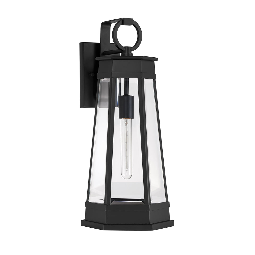 Savoy House Payne Outdoor Wall Lantern in Matte Black