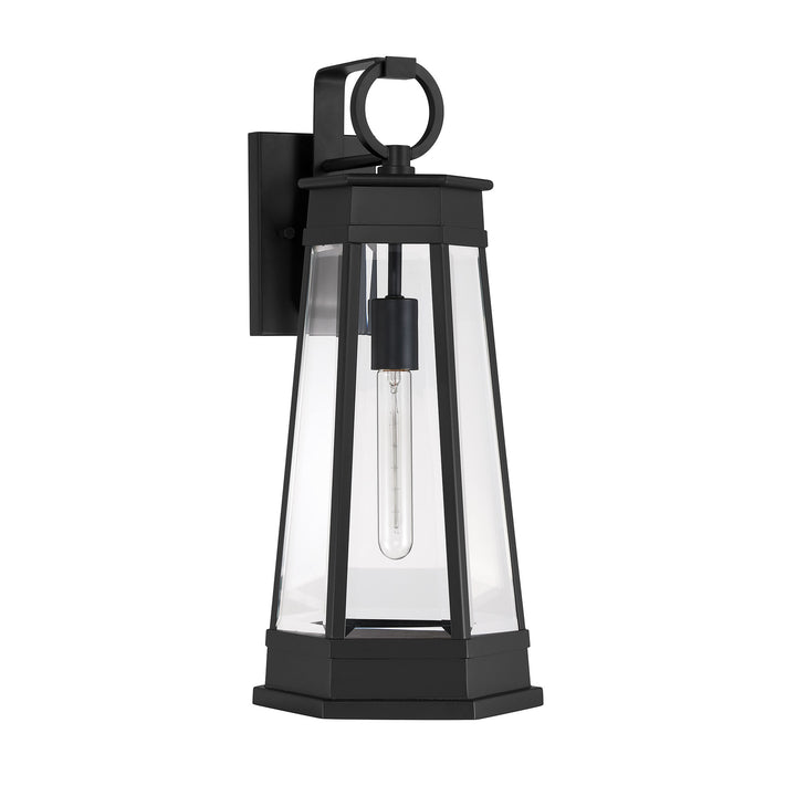 Savoy House Payne Outdoor Wall Lantern in Matte Black