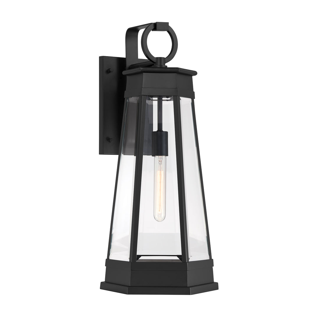 Savoy House Payne Outdoor Wall Lantern in Matte Black
