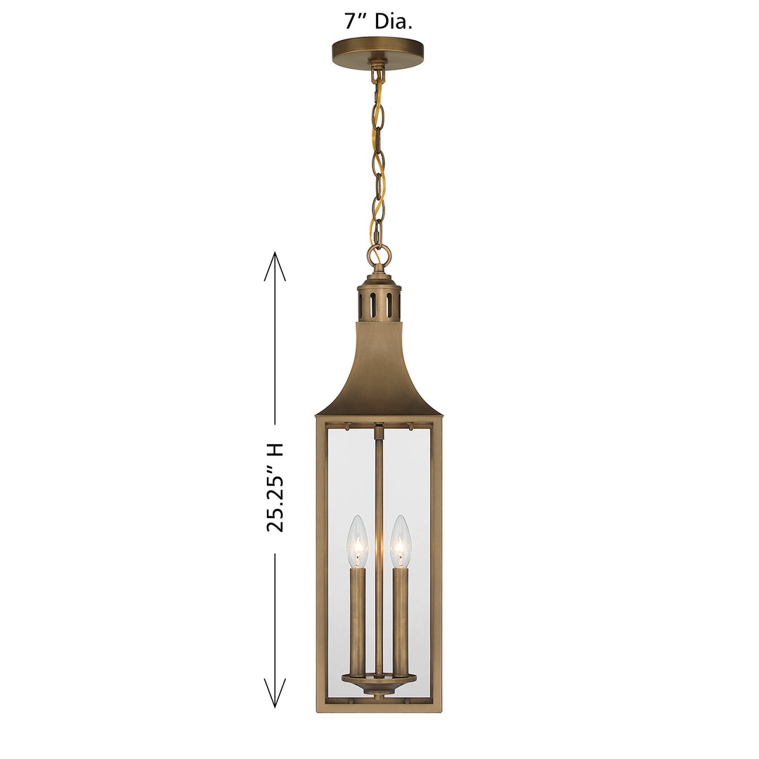 Savoy House Lancaster 2-Light Outdoor Hanging Lantern - Model 5-220-273