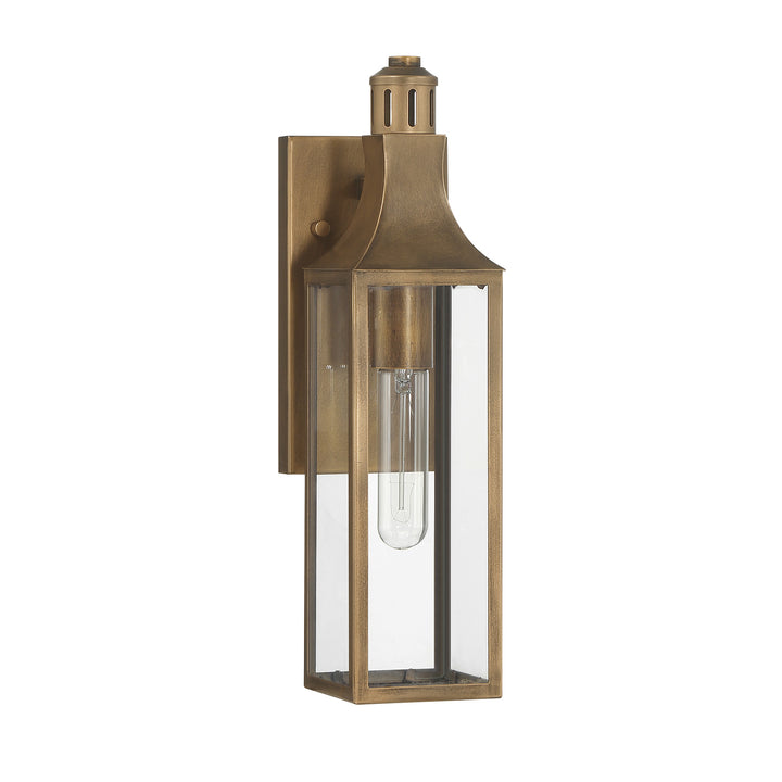 Savoy House Lancaster Outdoor Wall Lantern in Atlas Bronze