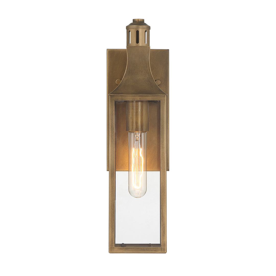 Savoy House Lancaster Outdoor Wall Lantern in Atlas Bronze