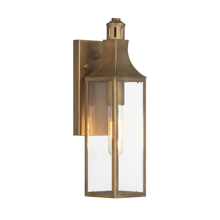 Savoy House Lancaster Outdoor Wall Lantern in Atlas Bronze