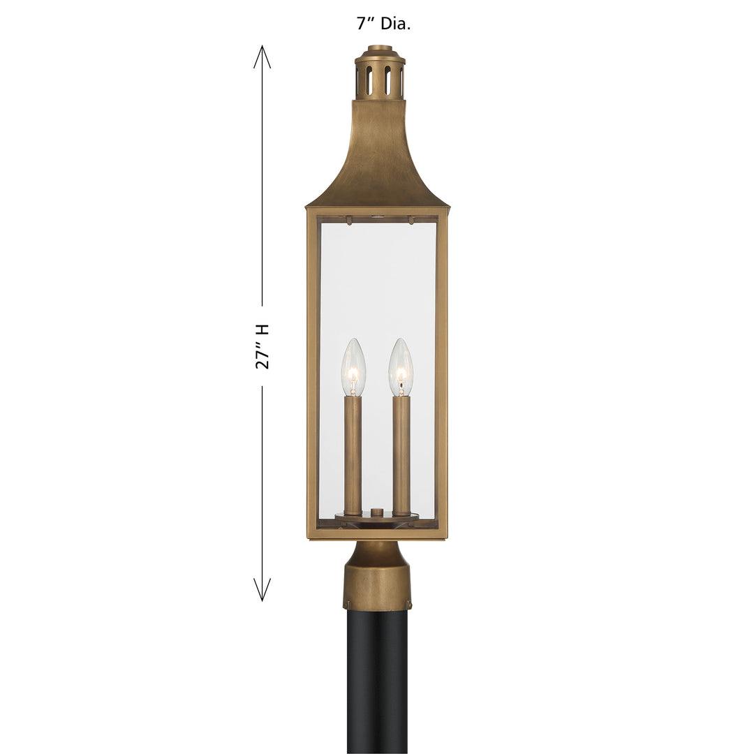 Savoy House Lancaster 2-Light Outdoor Post Lantern - Model 5-225-273