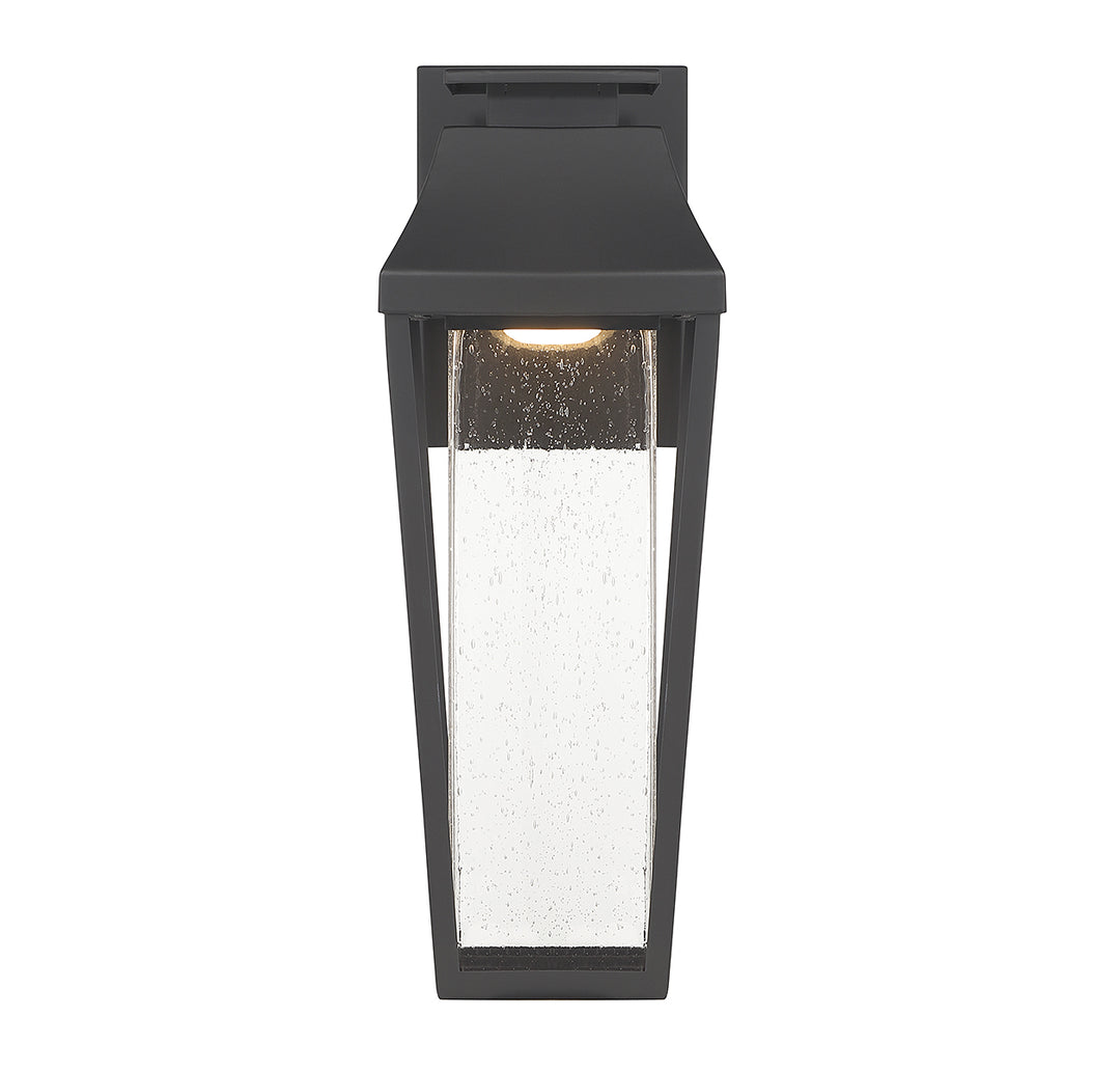 Savoy House Brookline Outdoor Wall Lantern in Matte Black