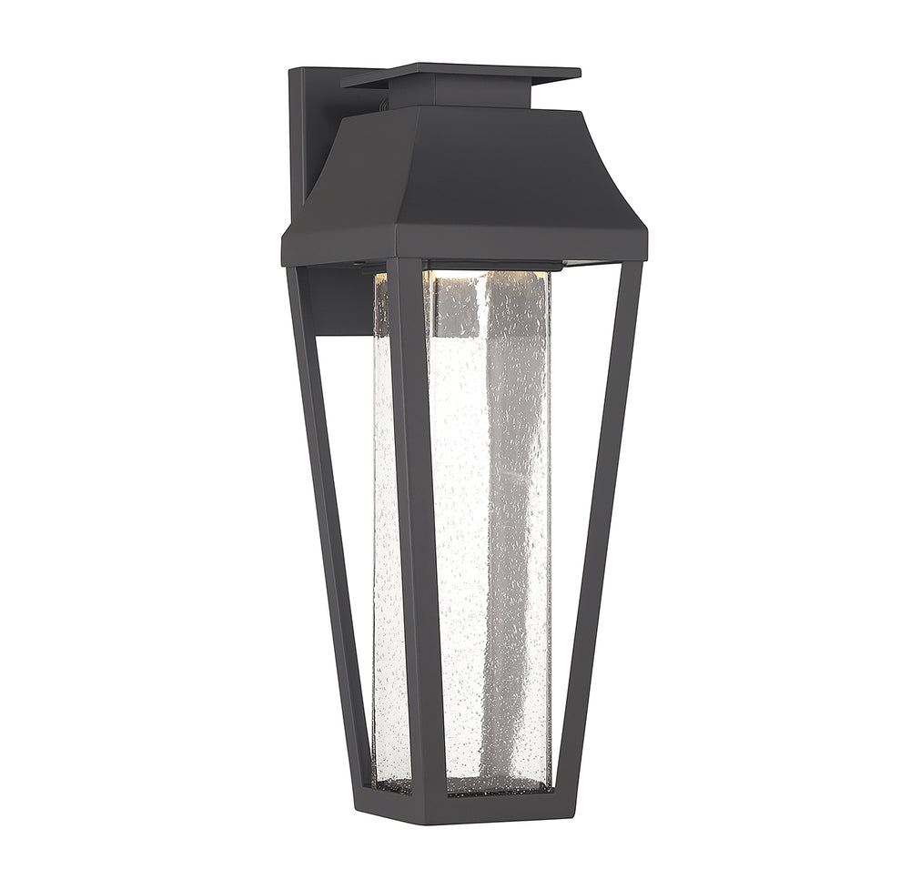 Savoy House Brookline Outdoor Wall Lantern in Matte Black