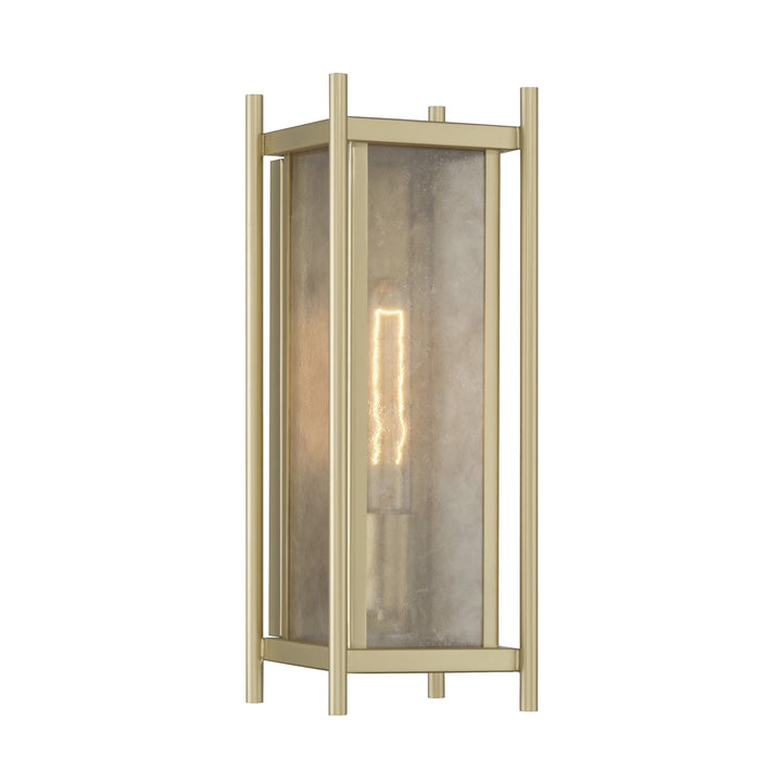 Savoy House Jacobs Outdoor Wall Lantern in Serene Brass