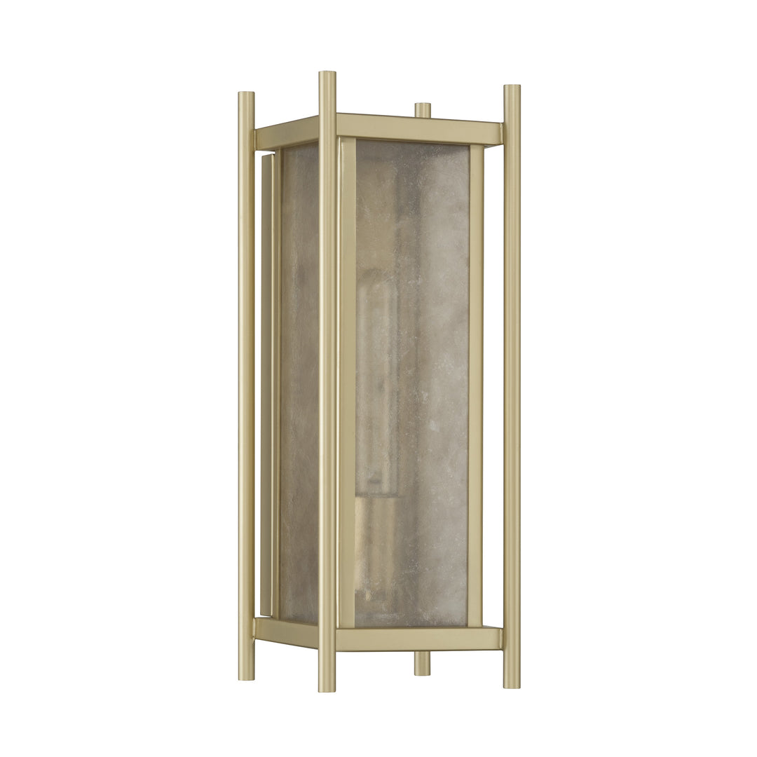 Savoy House Jacobs Outdoor Wall Lantern in Serene Brass