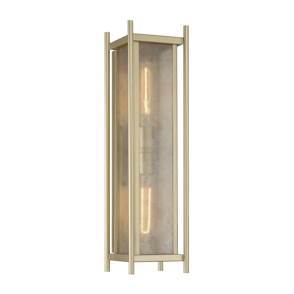 Savoy House Jacobs Outdoor Wall Lantern in Serene Brass