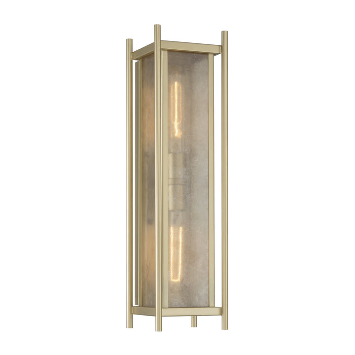 Savoy House Jacobs Outdoor Wall Lantern in Serene Brass