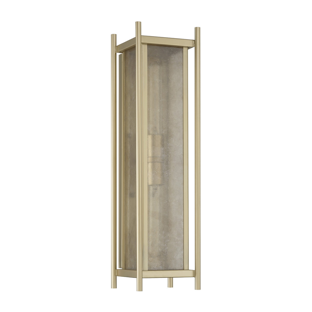 Savoy House Jacobs Outdoor Wall Lantern in Serene Brass