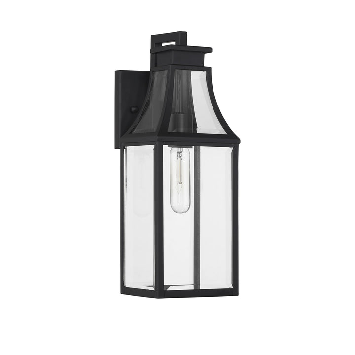 Savoy House Emery Outdoor Wall Lantern in Matte Black
