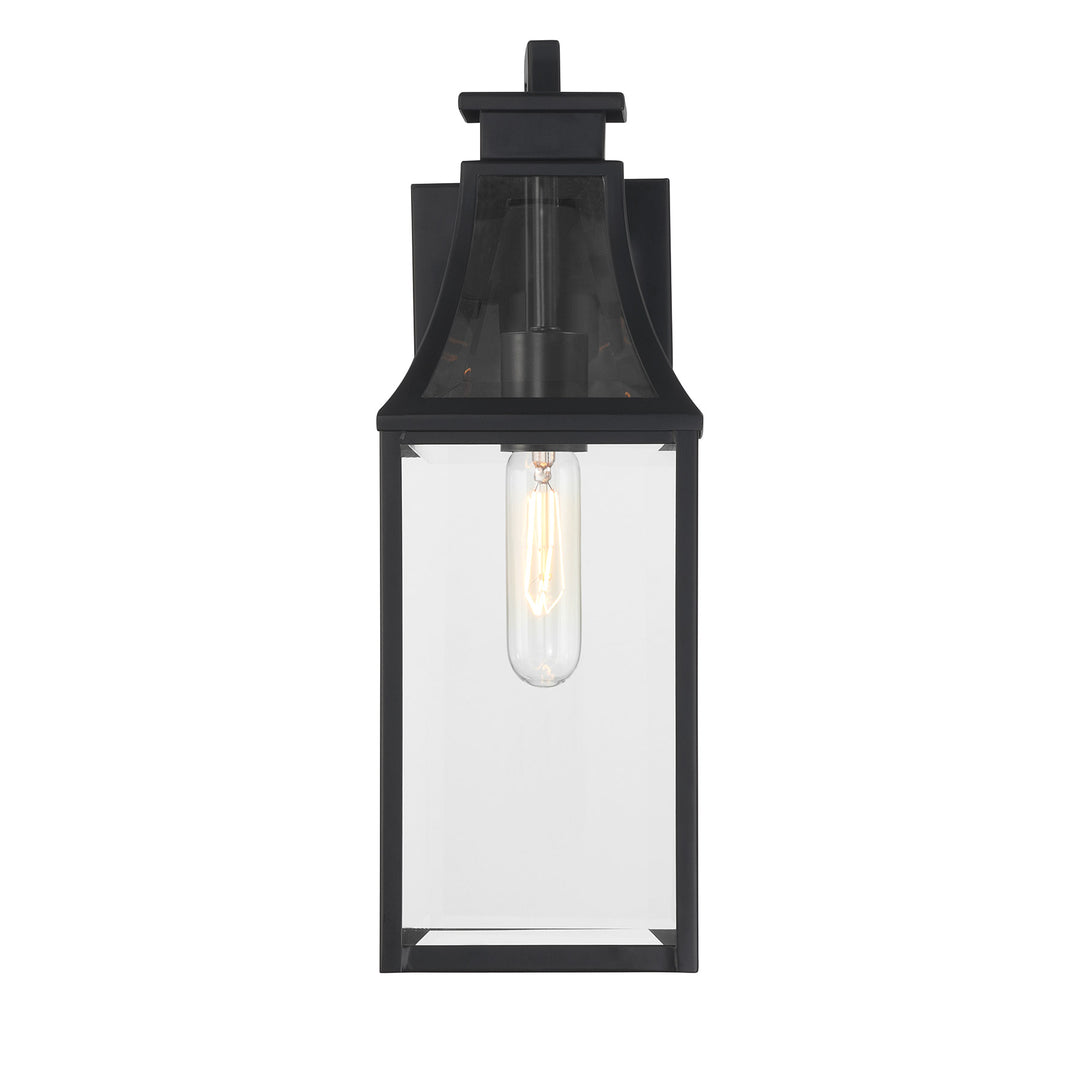 Savoy House Emery Outdoor Wall Lantern in Matte Black