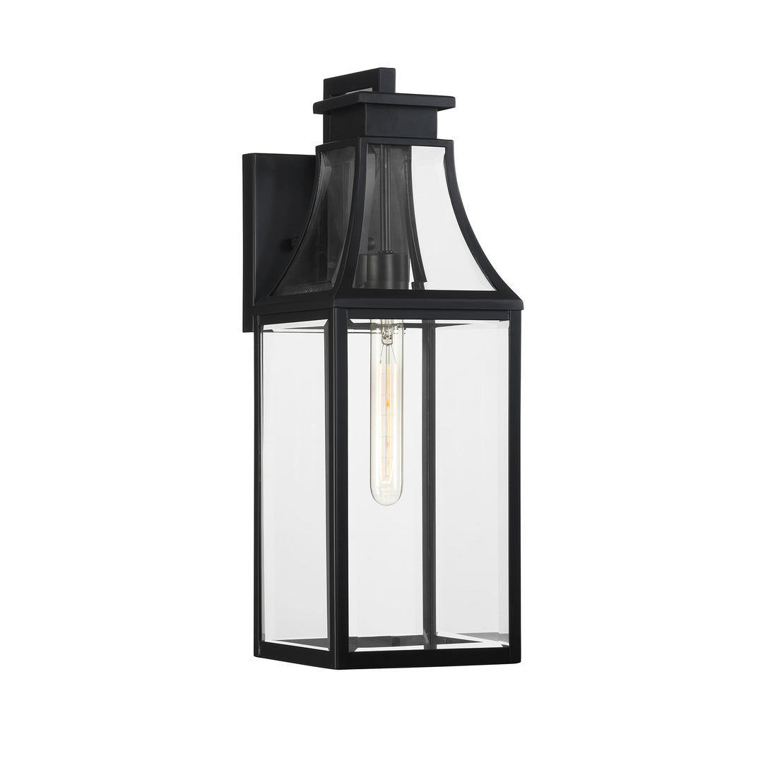 Savoy House Emery Outdoor Wall Lantern in Matte Black