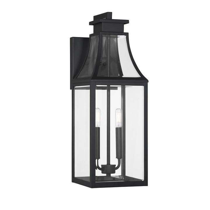 Savoy House Emery Outdoor Wall Lantern in Matte Black