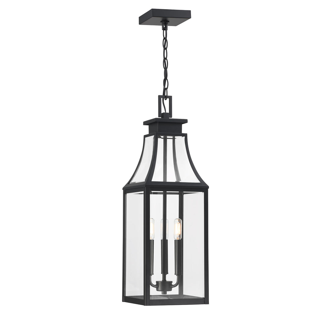 Savoy House Emery 3-Light Outdoor Hanging Lantern - Model 5-608-BK