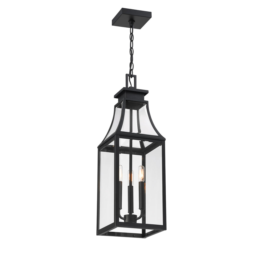 Savoy House Emery 3-Light Outdoor Hanging Lantern - Model 5-608-BK