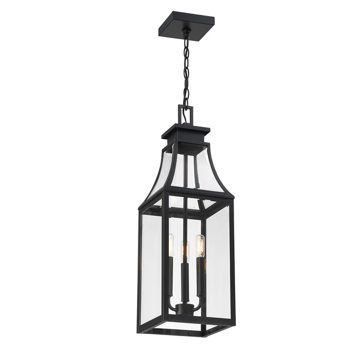 Savoy House Emery 3-Light Outdoor Hanging Lantern - Model 5-608-BK