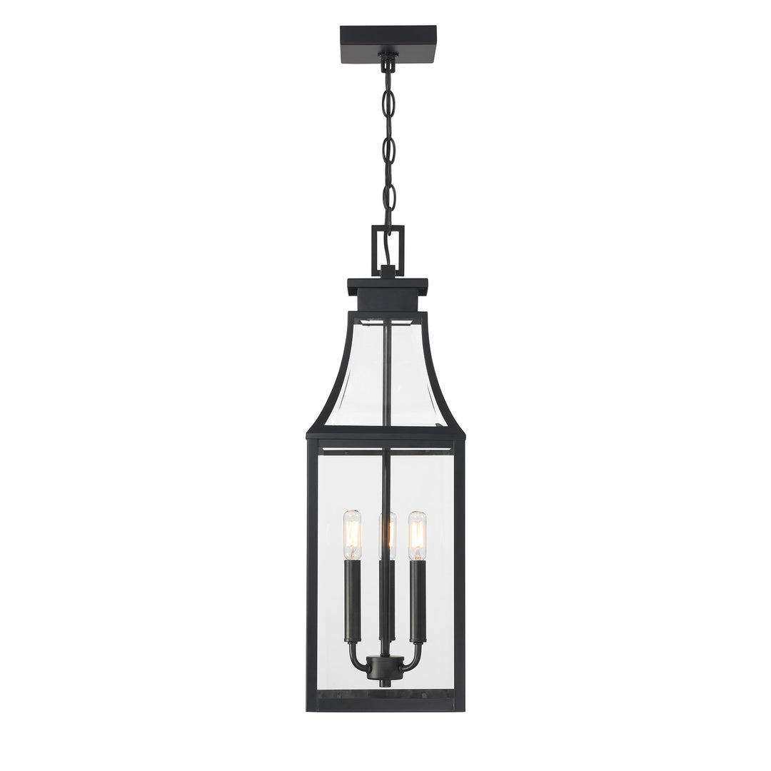 Savoy House Emery 3-Light Outdoor Hanging Lantern - Model 5-608-BK