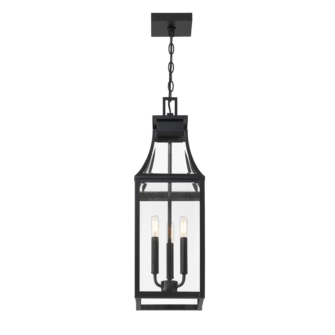 Savoy House Emery 3-Light Outdoor Hanging Lantern - Model 5-608-BK
