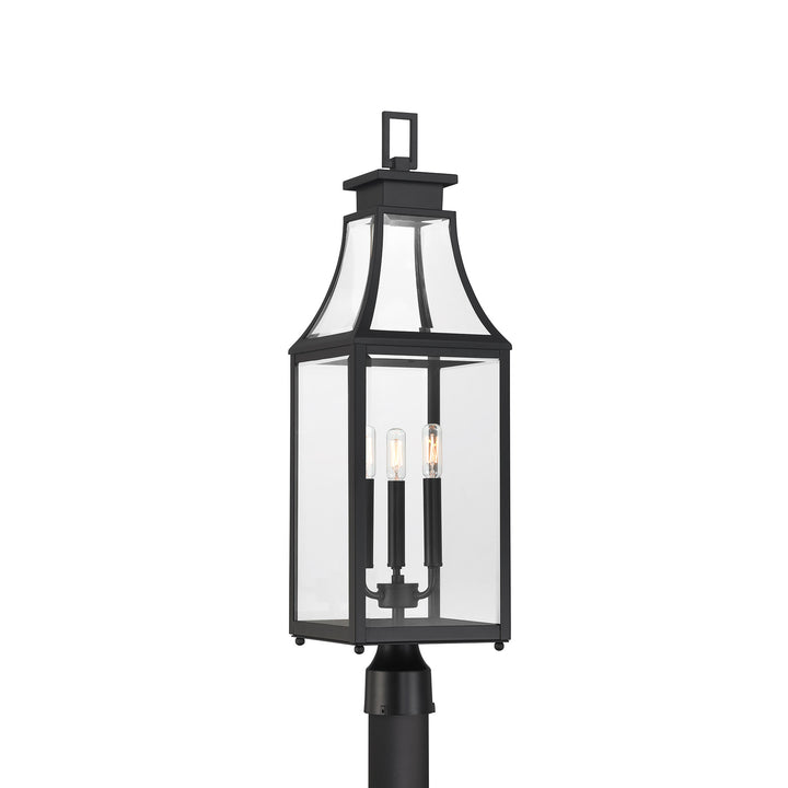 Savoy House Emery 3-Light Outdoor Post Lantern - Model 5-609-BK