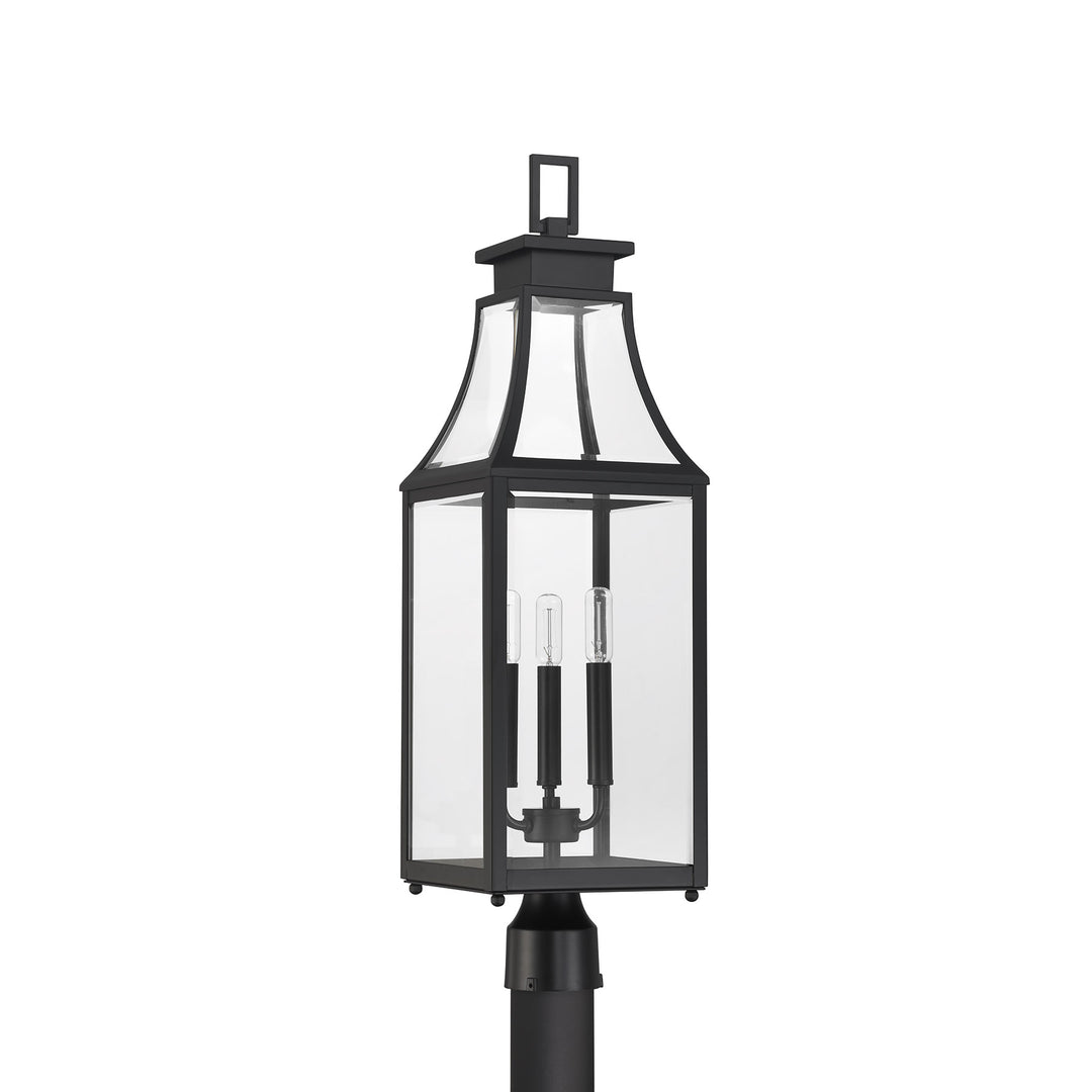 Savoy House Emery 3-Light Outdoor Post Lantern - Model 5-609-BK