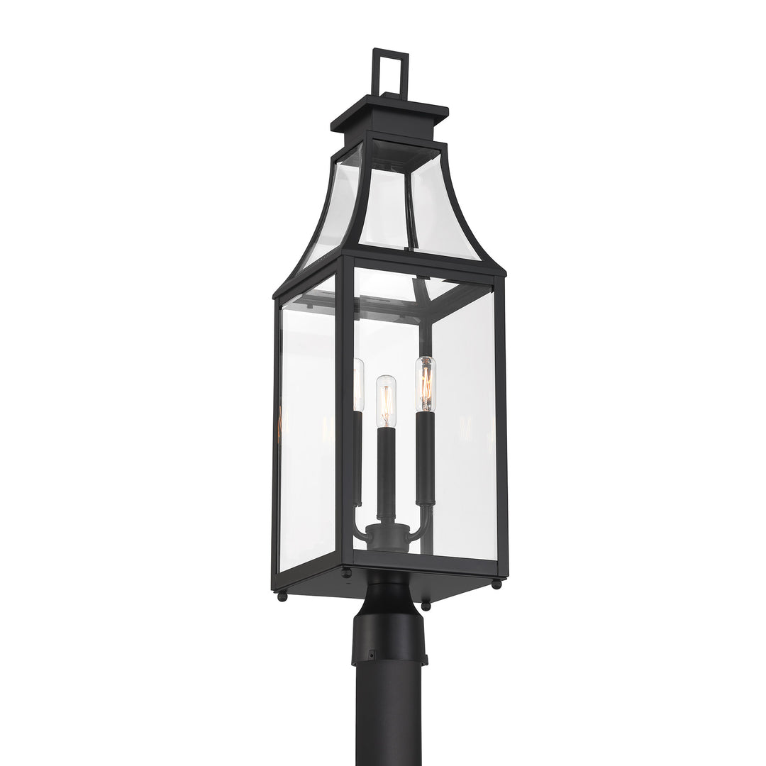 Savoy House Emery 3-Light Outdoor Post Lantern - Model 5-609-BK