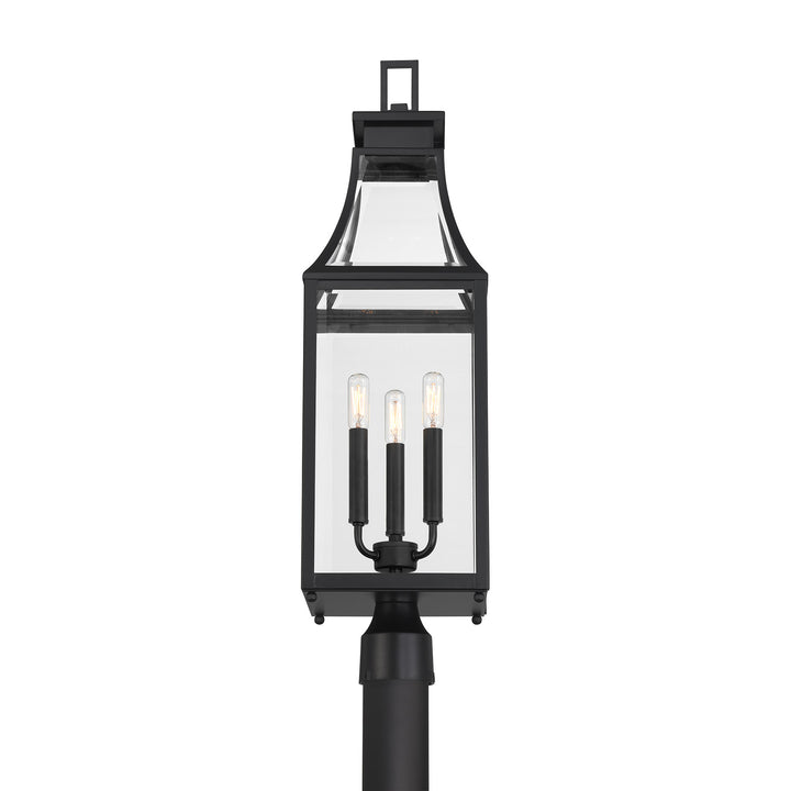 Savoy House Emery 3-Light Outdoor Post Lantern - Model 5-609-BK