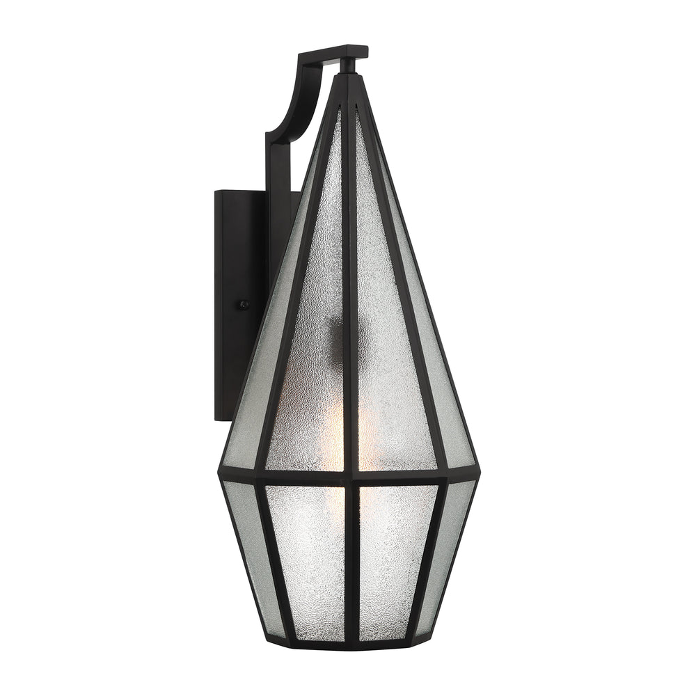 Savoy House Peninsula Outdoor Wall Lantern in Matte Black