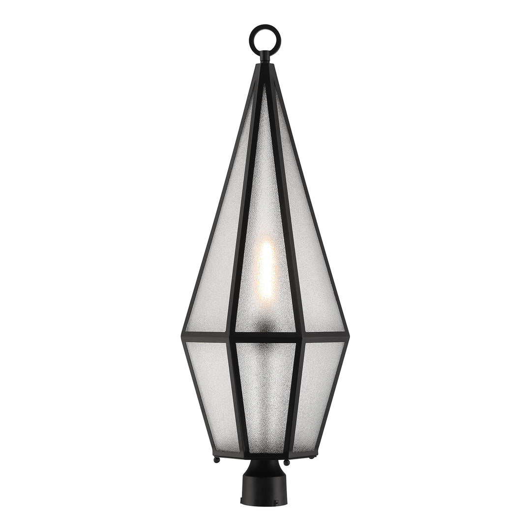 Savoy House Peninsula 1-Light Outdoor Post Lantern - Model 5-707-BK