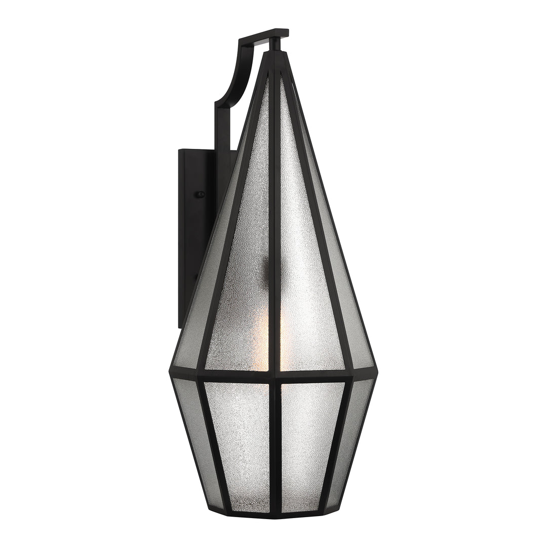 Savoy House Peninsula Outdoor Wall Lantern in Matte Black