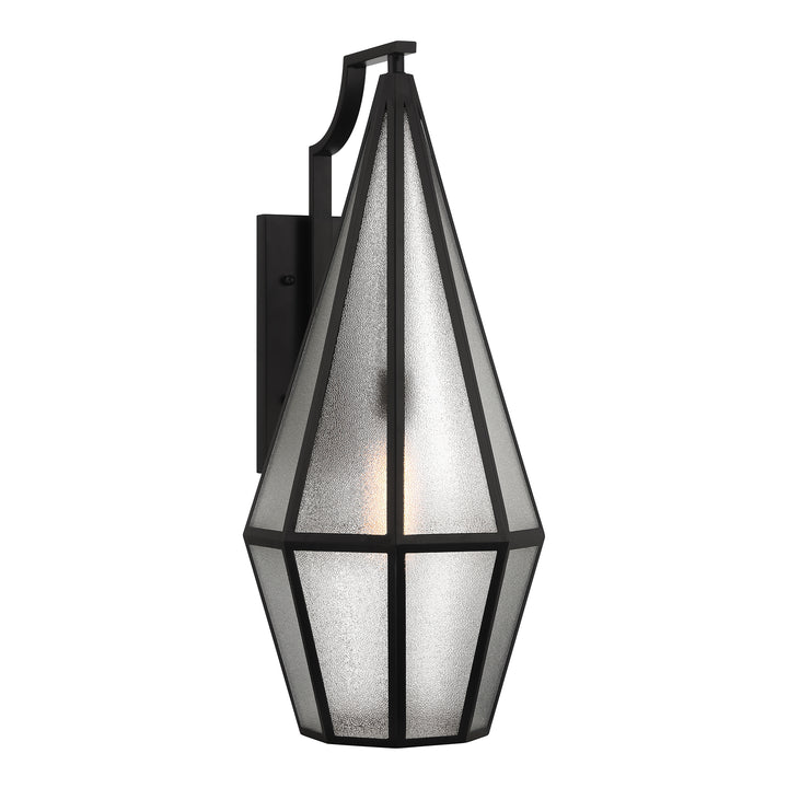 Savoy House Peninsula Outdoor Wall Lantern in Matte Black
