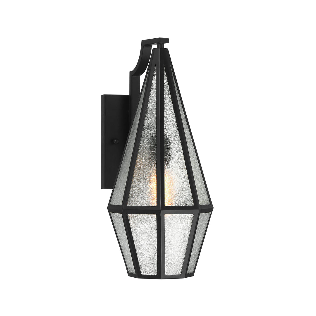 Savoy House Peninsula Outdoor Wall Lantern in Matte Black