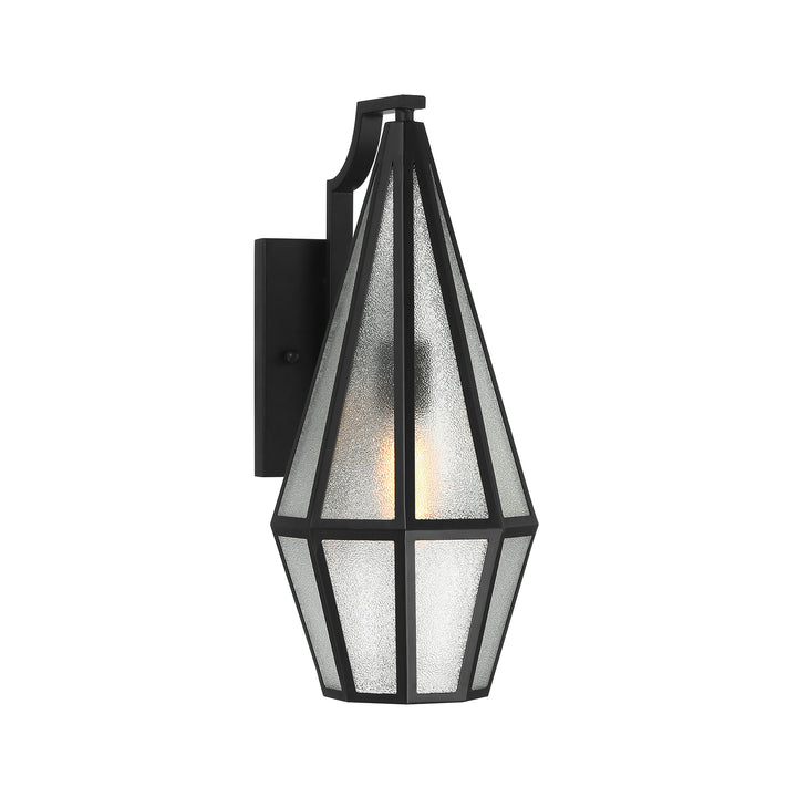 Savoy House Peninsula Outdoor Wall Lantern in Matte Black