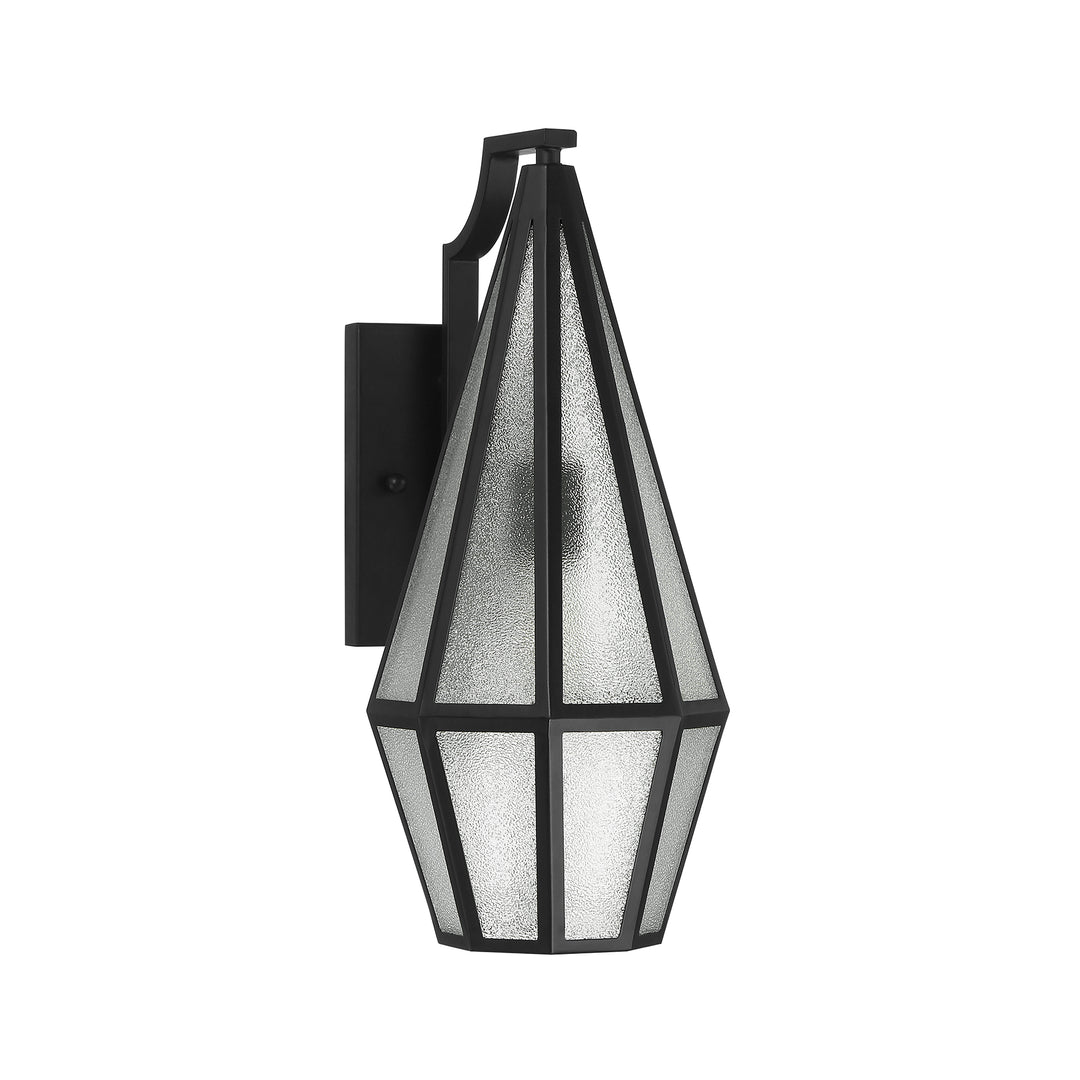 Savoy House Peninsula Outdoor Wall Lantern in Matte Black