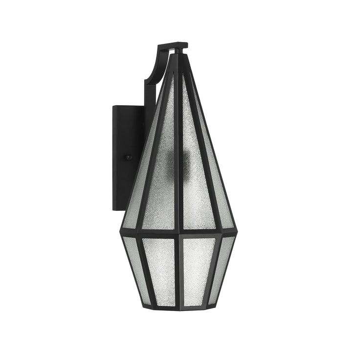 Savoy House Peninsula Outdoor Wall Lantern in Matte Black