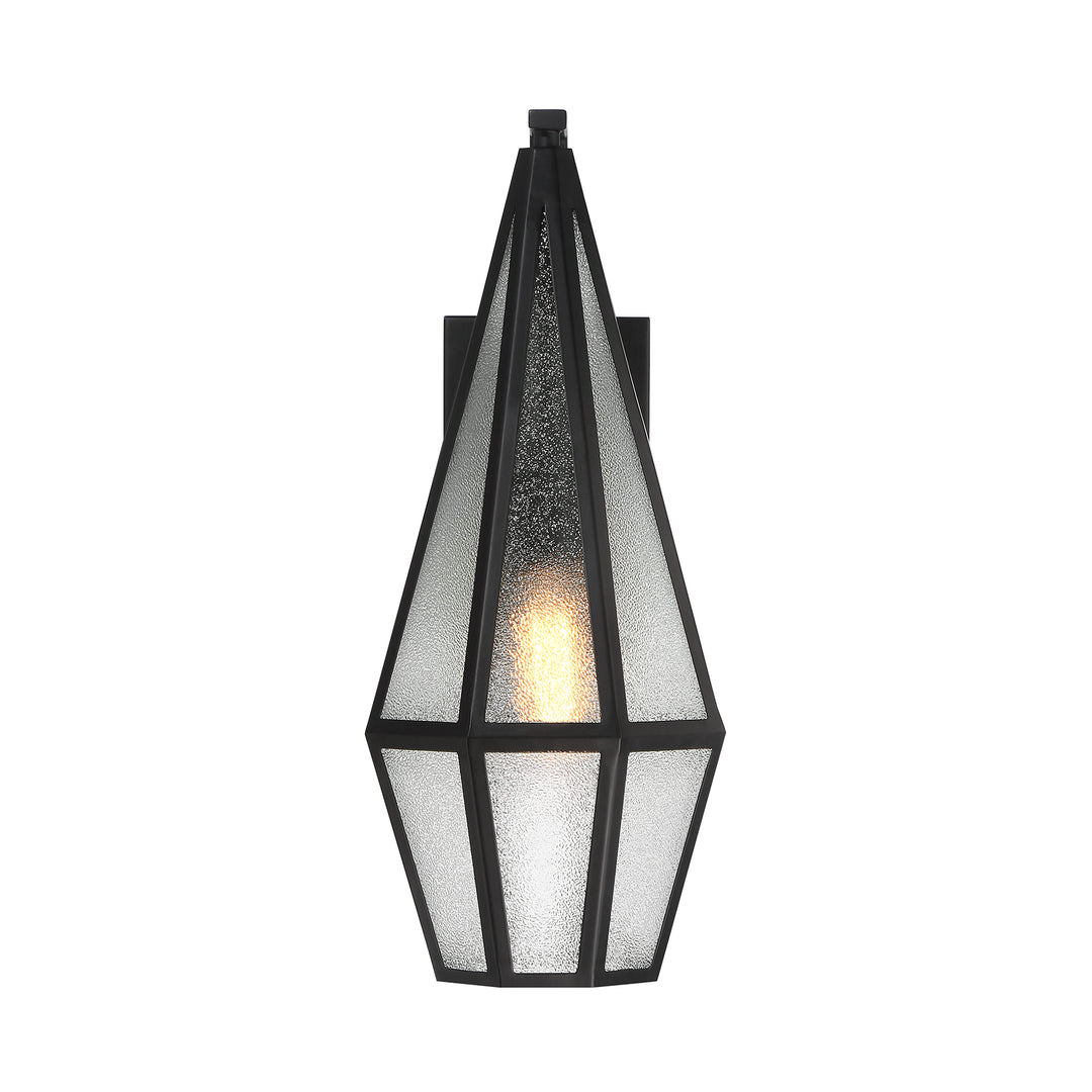 Savoy House Peninsula Outdoor Wall Lantern in Matte Black