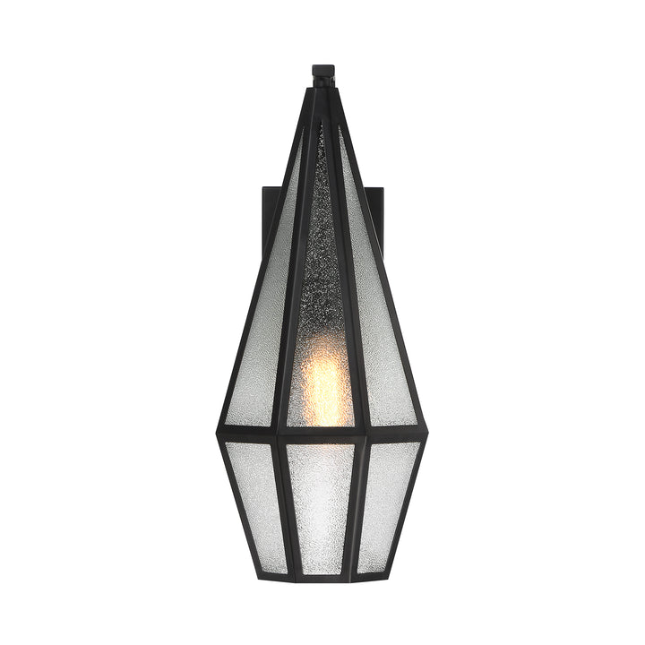 Savoy House Peninsula Outdoor Wall Lantern in Matte Black