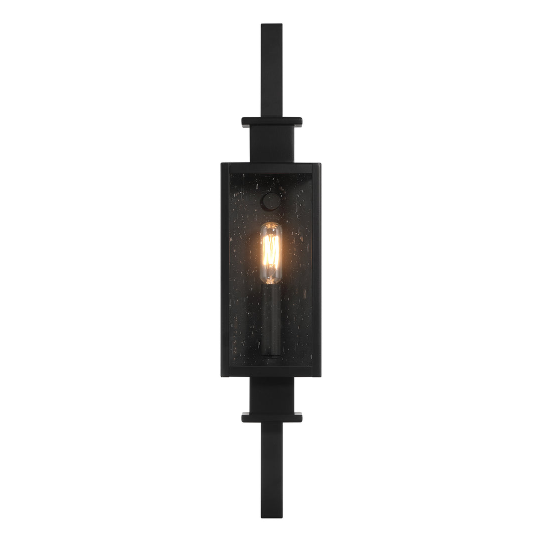Savoy House Ascott Outdoor Wall Lantern in Matte Black