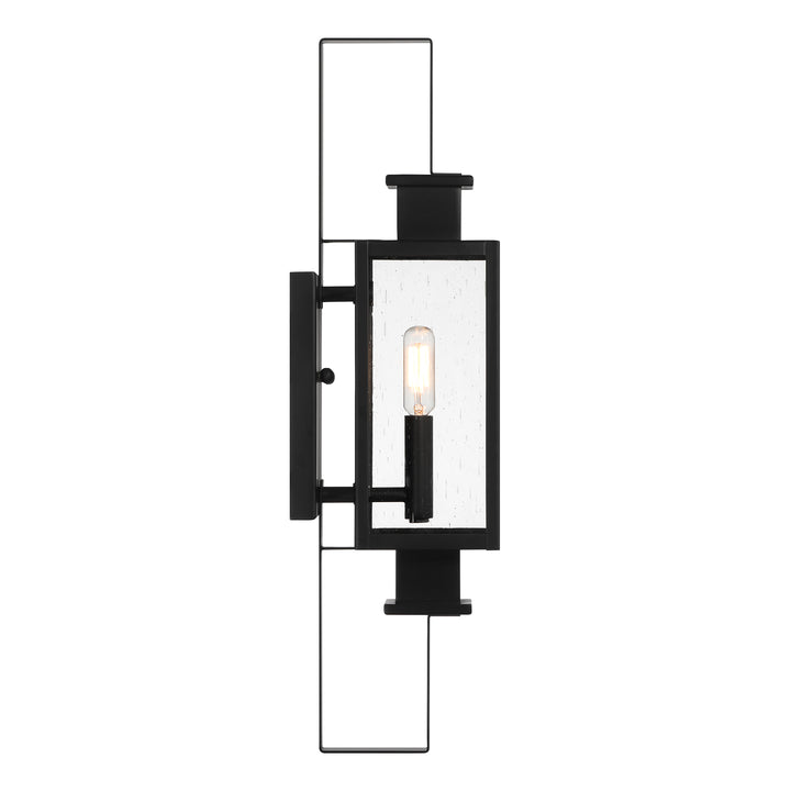 Savoy House Ascott Outdoor Wall Lantern in Matte Black