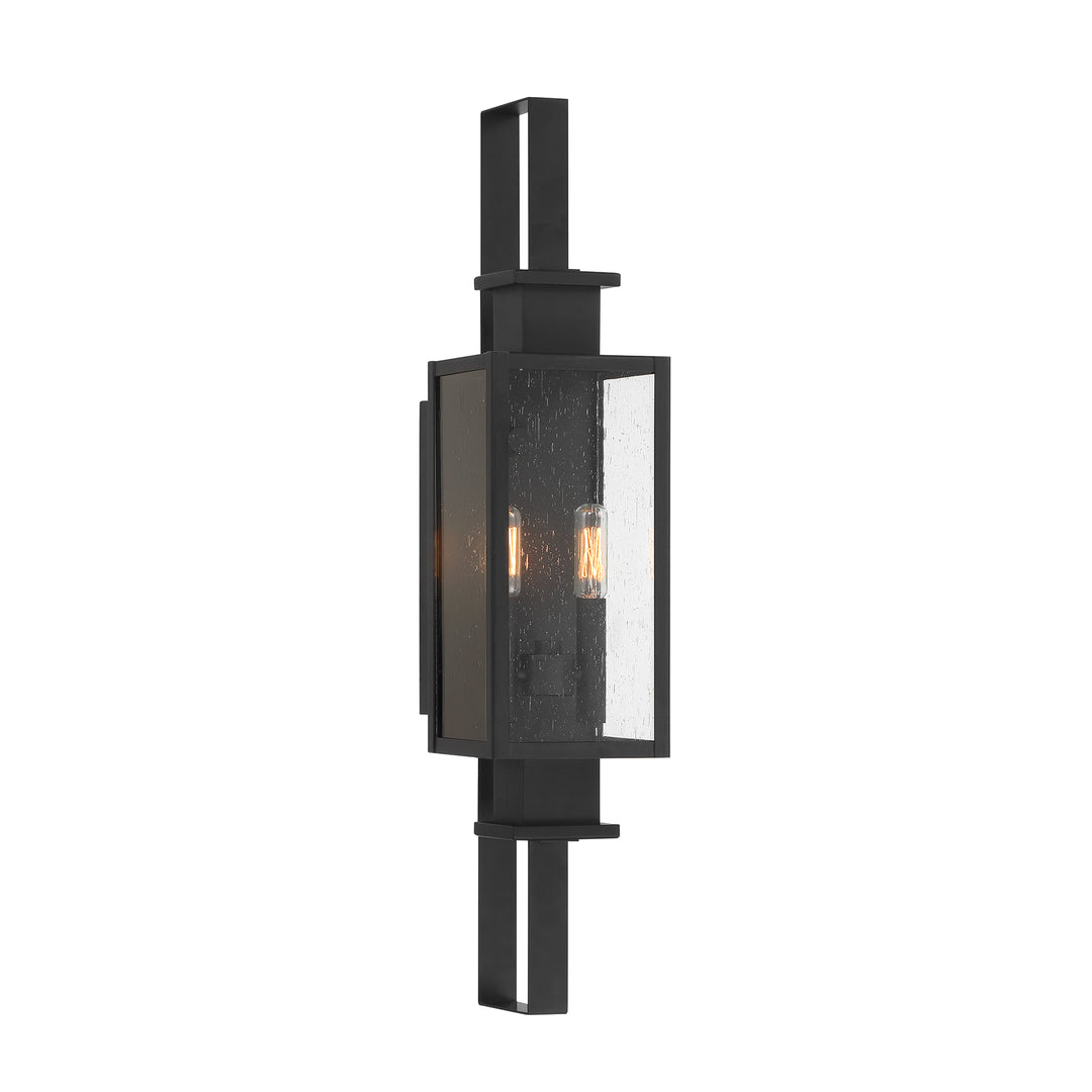 Savoy House Ascott Outdoor Wall Lantern in Matte Black